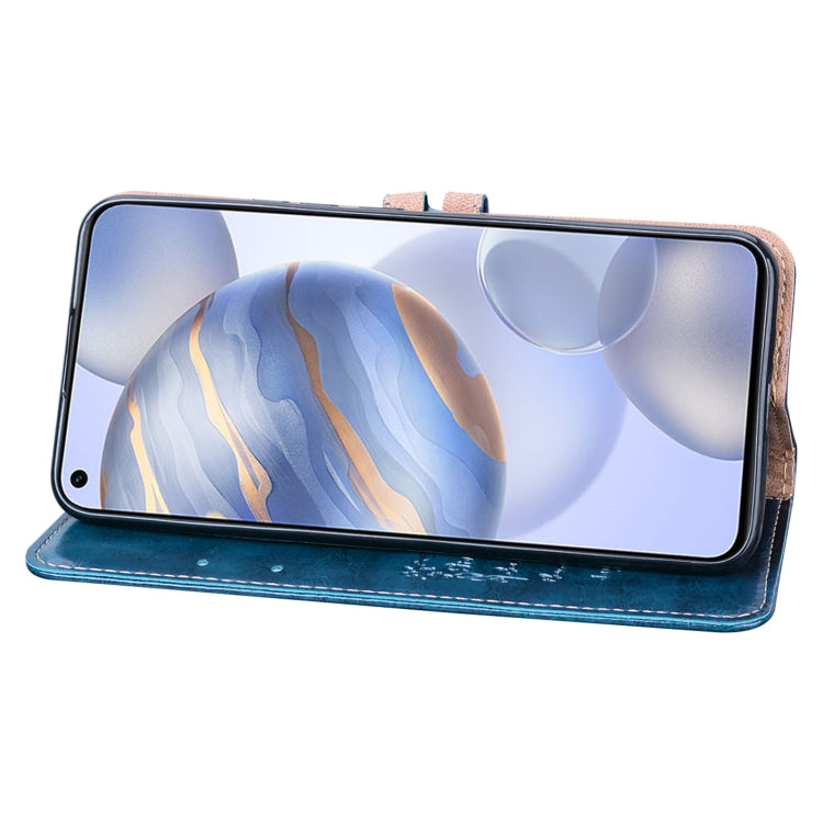 For Huawei Honor 30 Business Style Oil Wax Texture Horizontal Flip Leather Case with Holder & Card Slots & Wallet