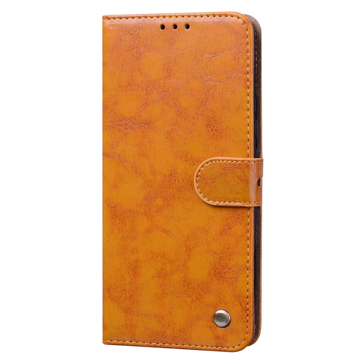 For Huawei Honor 30 Business Style Oil Wax Texture Horizontal Flip Leather Case with Holder & Card Slots & Wallet