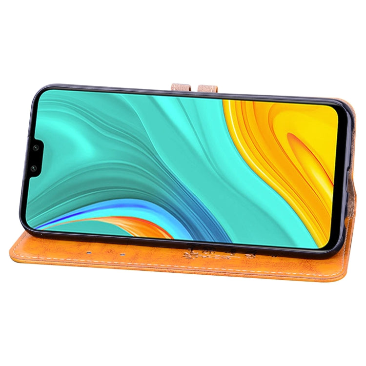 For Huawei Y8s(Global Official Version) Business Style Oil Wax Texture Horizontal Flip Leather Case with Holder & Card Slots & Wallet