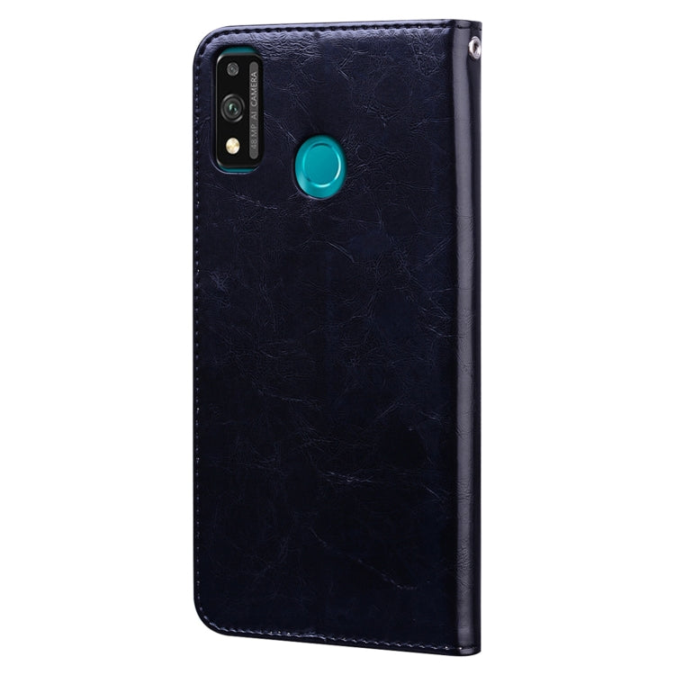 For Huawei Honor 9X Lite Business Style Oil Wax Texture Horizontal Flip Leather Case with Holder & Card Slots & Wallet