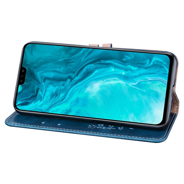 For Huawei Honor 9X Lite Business Style Oil Wax Texture Horizontal Flip Leather Case with Holder & Card Slots & Wallet