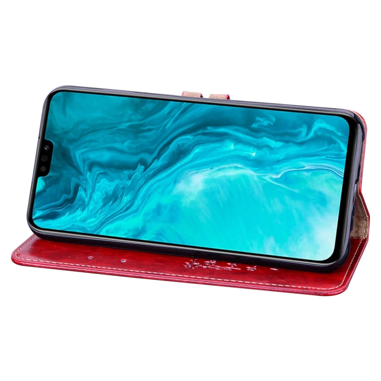 For Huawei Honor 9X Lite Business Style Oil Wax Texture Horizontal Flip Leather Case with Holder & Card Slots & Wallet