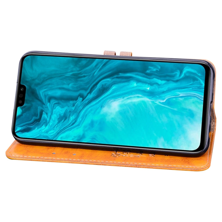 For Huawei Honor 9X Lite Business Style Oil Wax Texture Horizontal Flip Leather Case with Holder & Card Slots & Wallet