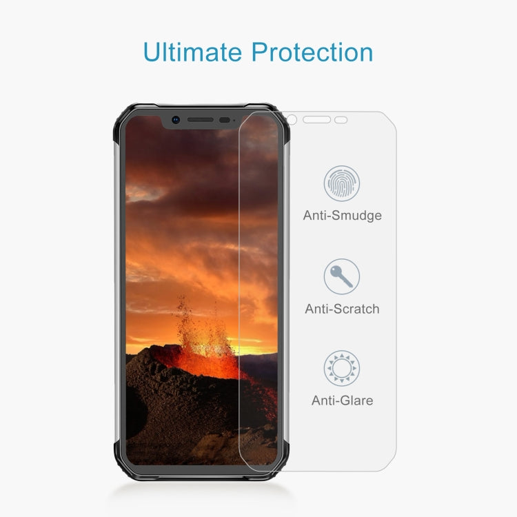 For Blackview BV9600 E 50 PCS 0.26mm 9H 2.5D Tempered Glass Film