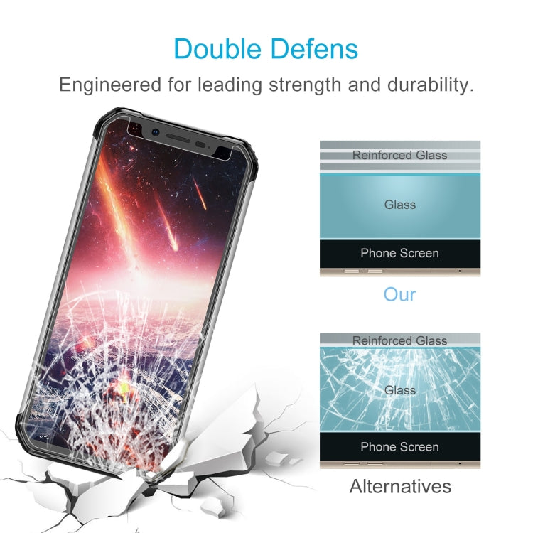 For Blackview BV9600 Pro 50 PCS 0.26mm 9H 2.5D Tempered Glass Film