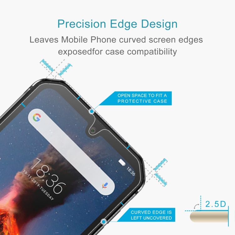 For Blackview BV9900 / BV9900E 50 PCS 0.26mm 9H 2.5D Tempered Glass Film