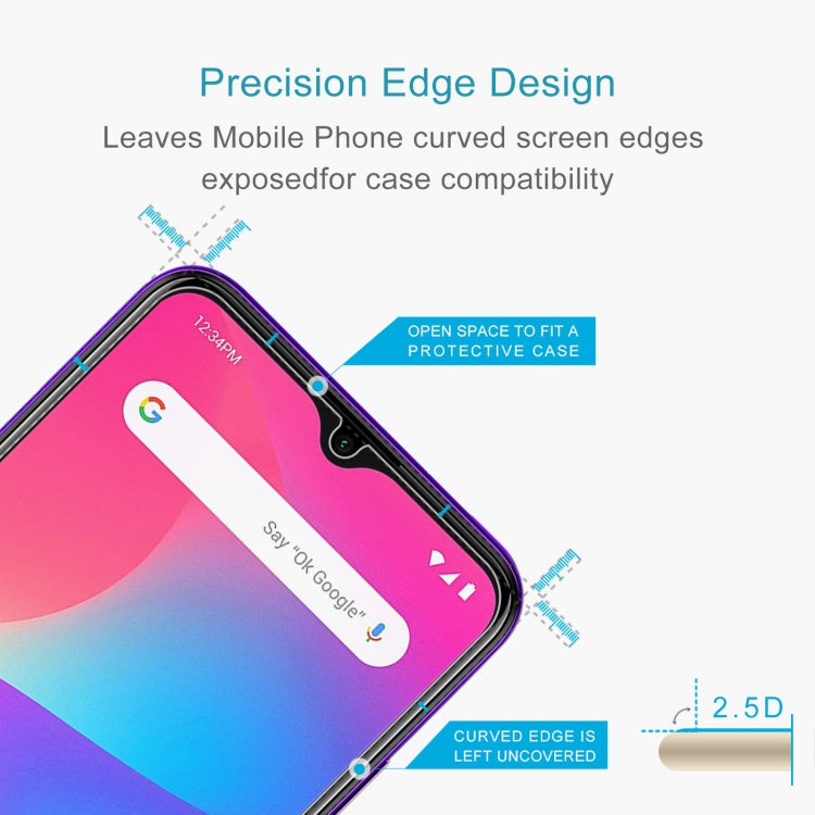 For BLU G90 Pro 50 PCS 0.26mm 9H 2.5D Tempered Glass Film