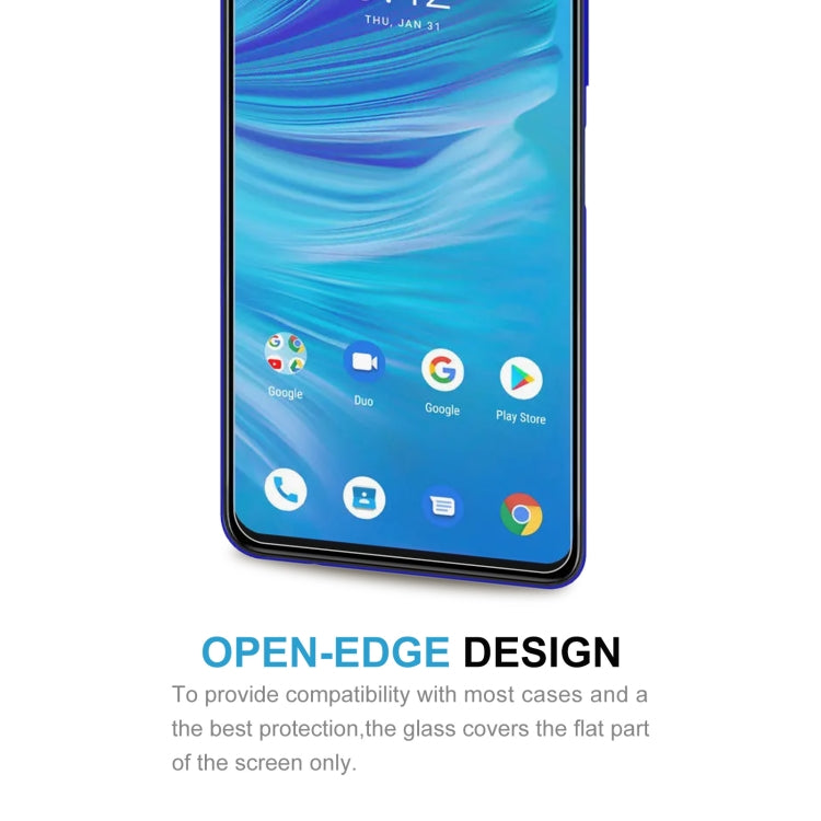 For UMIDIGI F2 50 PCS 0.26mm 9H 2.5D Tempered Glass Film