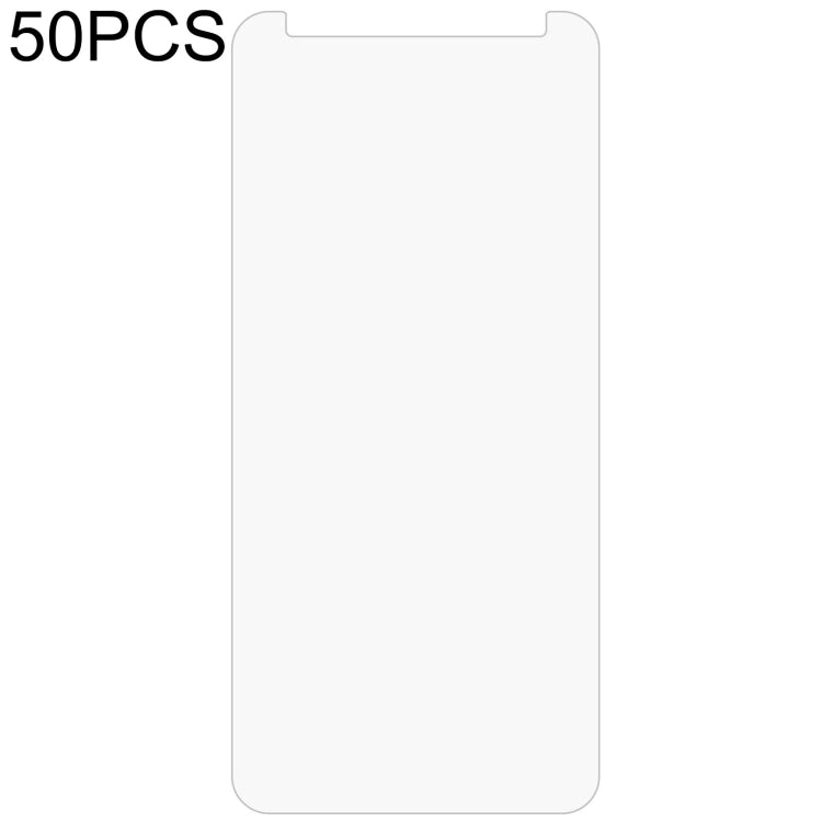 For Oukitel C8 50 PCS 0.26mm 9H 2.5D Tempered Glass Film