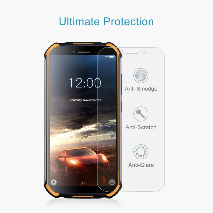 For Doogee S40 50 PCS 0.26mm 9H 2.5D Tempered Glass Film