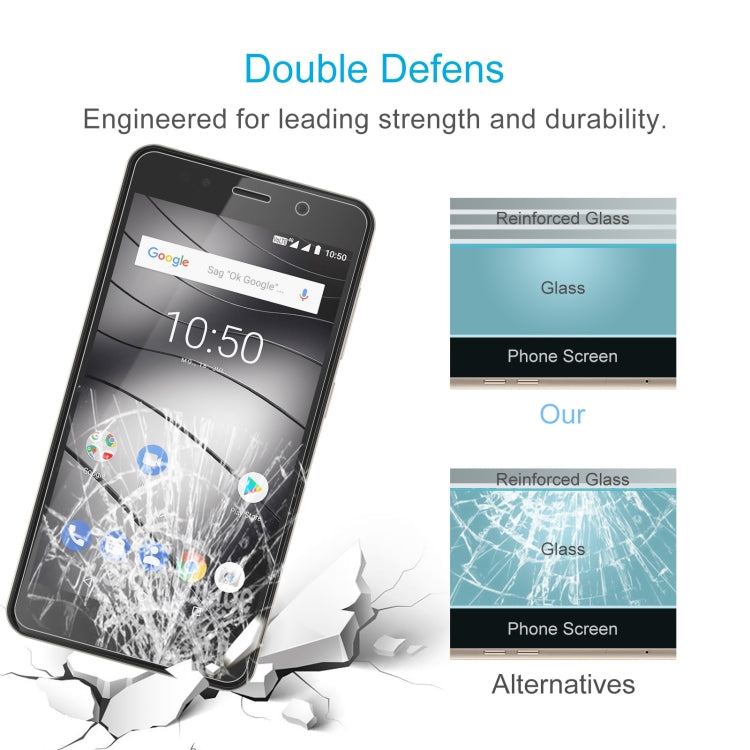 For Gigaset GS180 50 PCS 0.26mm 9H 2.5D Tempered Glass Film