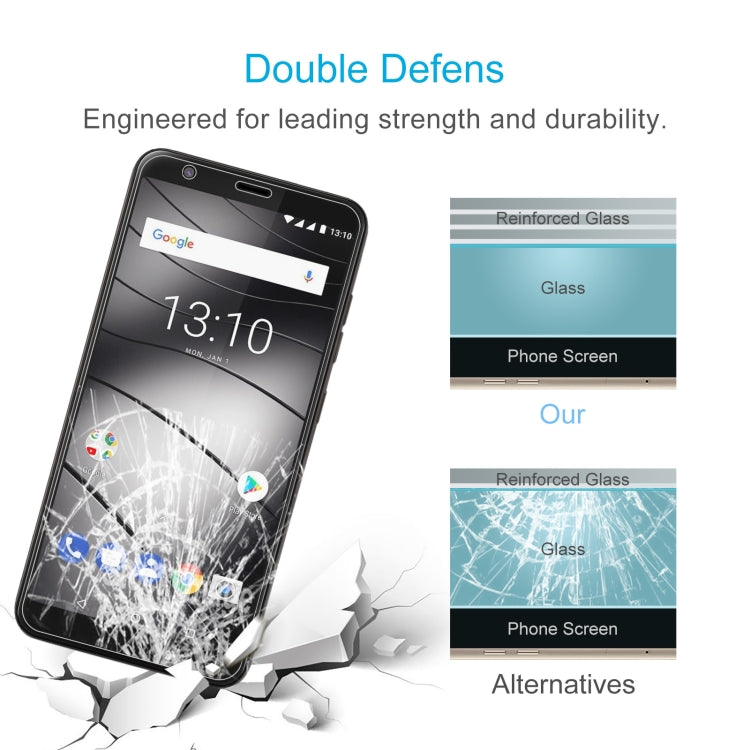 For Gigaset GS280 50 PCS 0.26mm 9H 2.5D Tempered Glass Film