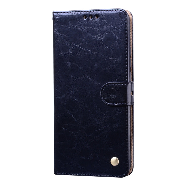 For Xiaomi Redmi 9 Business Style Oil Wax Texture Horizontal Flip Leather Case, with Holder & Card Slots & Wallet