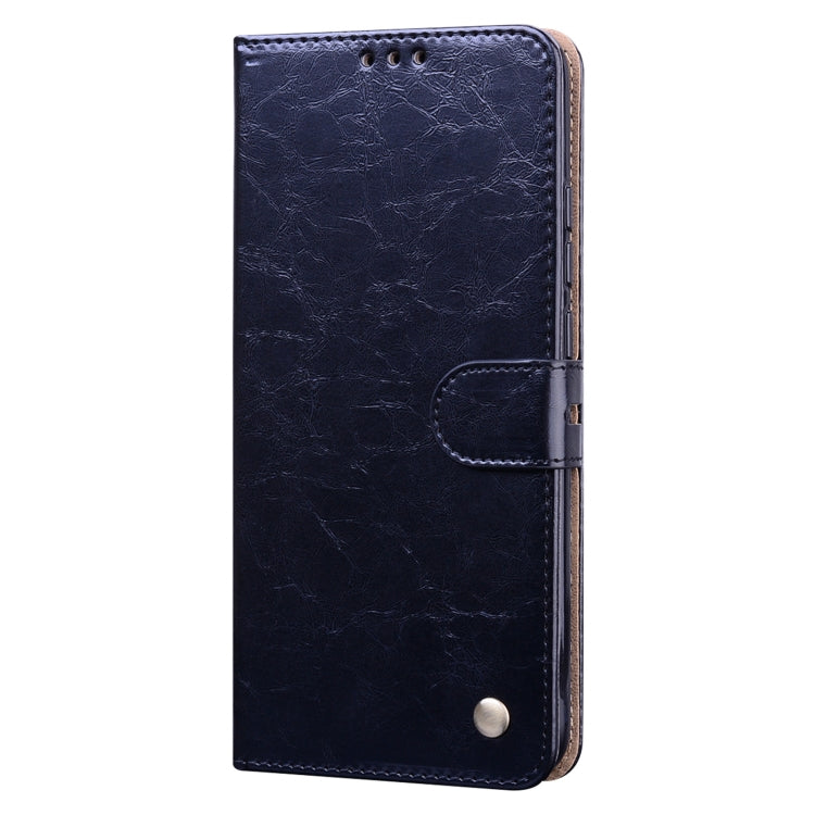 For Xiaomi Redmi 9A Business Style Oil Wax Texture Horizontal Flip Leather Case, with Holder & Card Slots & Wallet