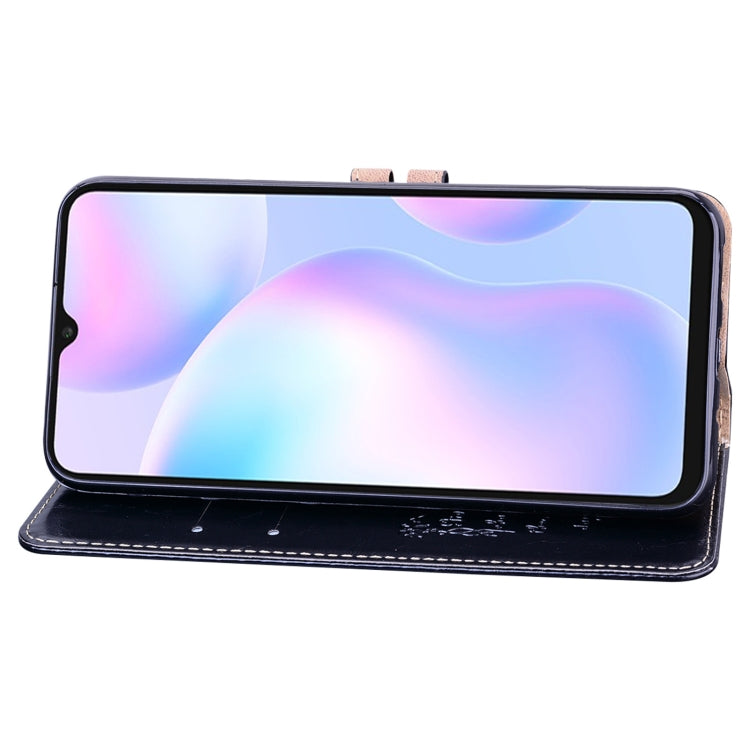 For Xiaomi Redmi 9A Business Style Oil Wax Texture Horizontal Flip Leather Case, with Holder & Card Slots & Wallet