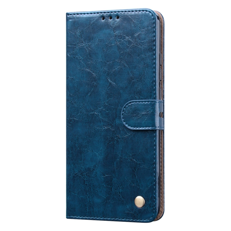 For Xiaomi Redmi 9A Business Style Oil Wax Texture Horizontal Flip Leather Case, with Holder & Card Slots & Wallet