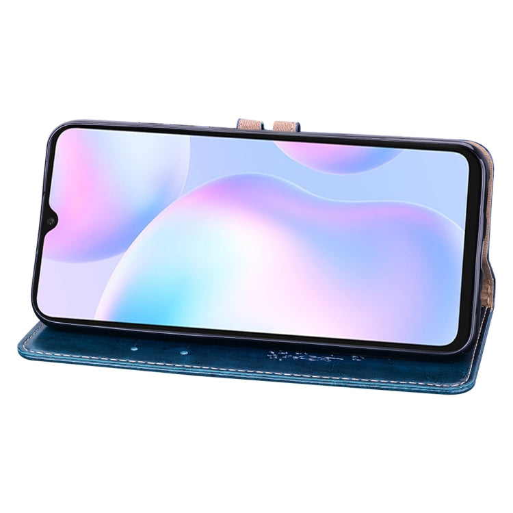 For Xiaomi Redmi 9A Business Style Oil Wax Texture Horizontal Flip Leather Case, with Holder & Card Slots & Wallet