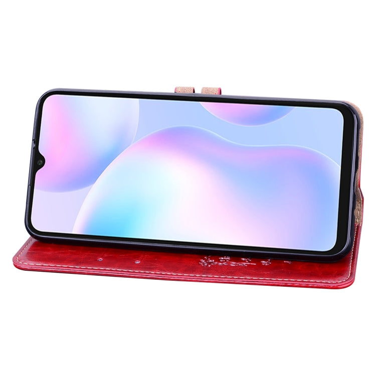 For Xiaomi Redmi 9A Business Style Oil Wax Texture Horizontal Flip Leather Case, with Holder & Card Slots & Wallet