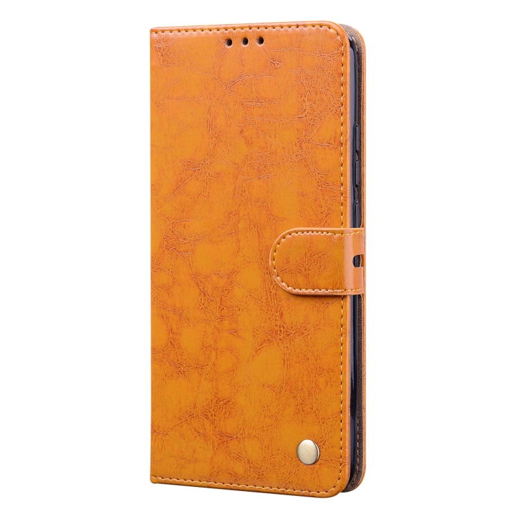 For Xiaomi Redmi 9A Business Style Oil Wax Texture Horizontal Flip Leather Case, with Holder & Card Slots & Wallet