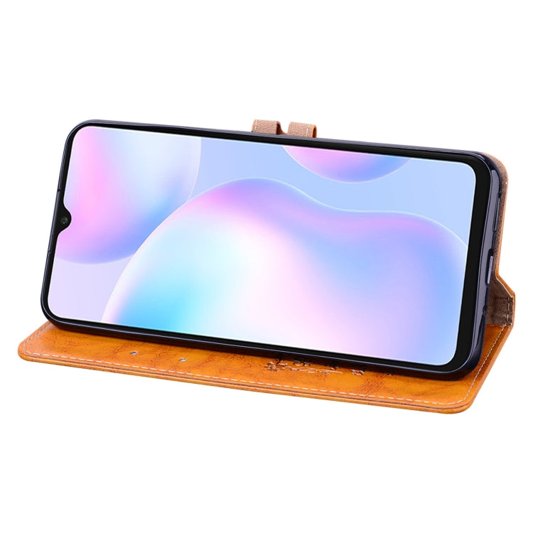 For Xiaomi Redmi 9A Business Style Oil Wax Texture Horizontal Flip Leather Case, with Holder & Card Slots & Wallet