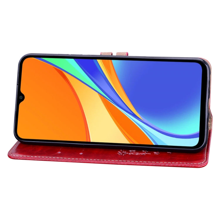 For Xiaomi Redmi 9C Business Style Oil Wax Texture Horizontal Flip Leather Case, with Holder & Card Slots & Wallet