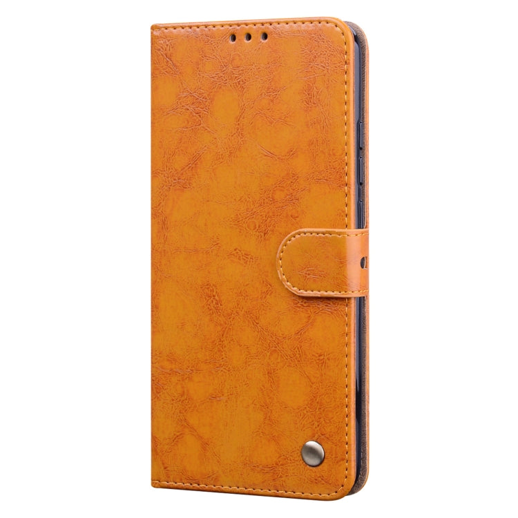 For Xiaomi Redmi 9C Business Style Oil Wax Texture Horizontal Flip Leather Case, with Holder & Card Slots & Wallet