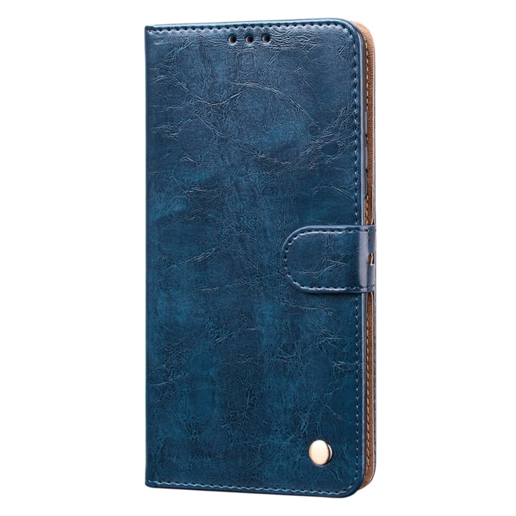 For Xiaomi Poco X3 NFC Business Style Oil Wax Texture Horizontal Flip Leather Case, with Holder & Card Slots & Wallet