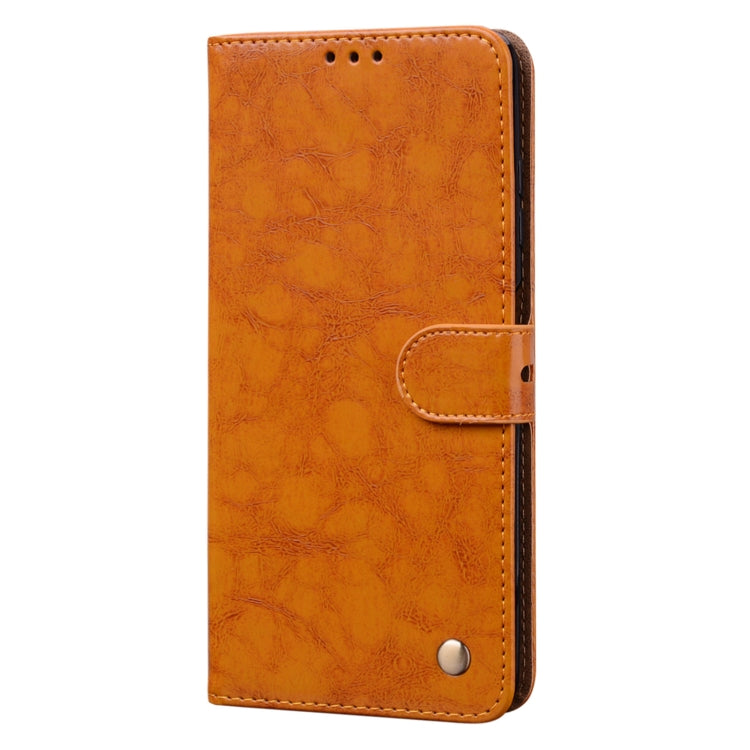 For Xiaomi Poco X3 NFC Business Style Oil Wax Texture Horizontal Flip Leather Case, with Holder & Card Slots & Wallet