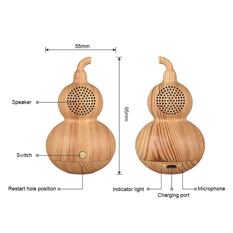 K2008 Gourd Shape Portable Bluetooth Speaker
