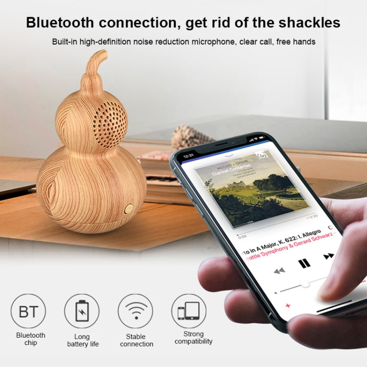 K2008 Gourd Shape Portable Bluetooth Speaker
