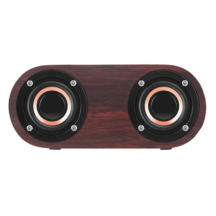 Q8 Bluetooth 4.2 Classic Wooden Double Horns Bluetooth Speaker