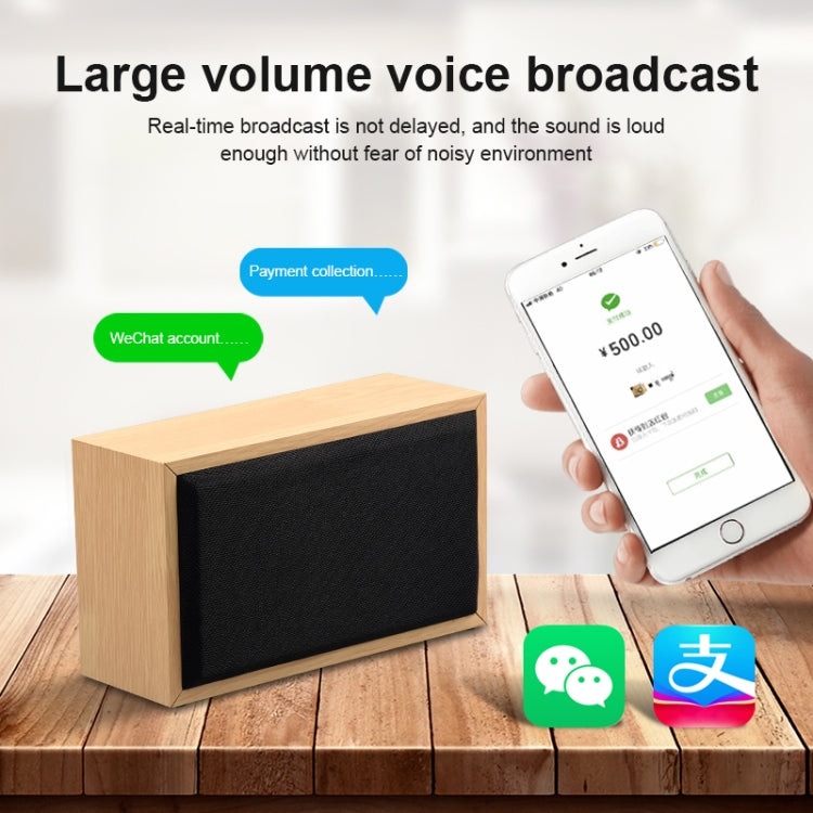 W20 Bluetooth 4.2 Simple Wooden Bluetooth Speaker