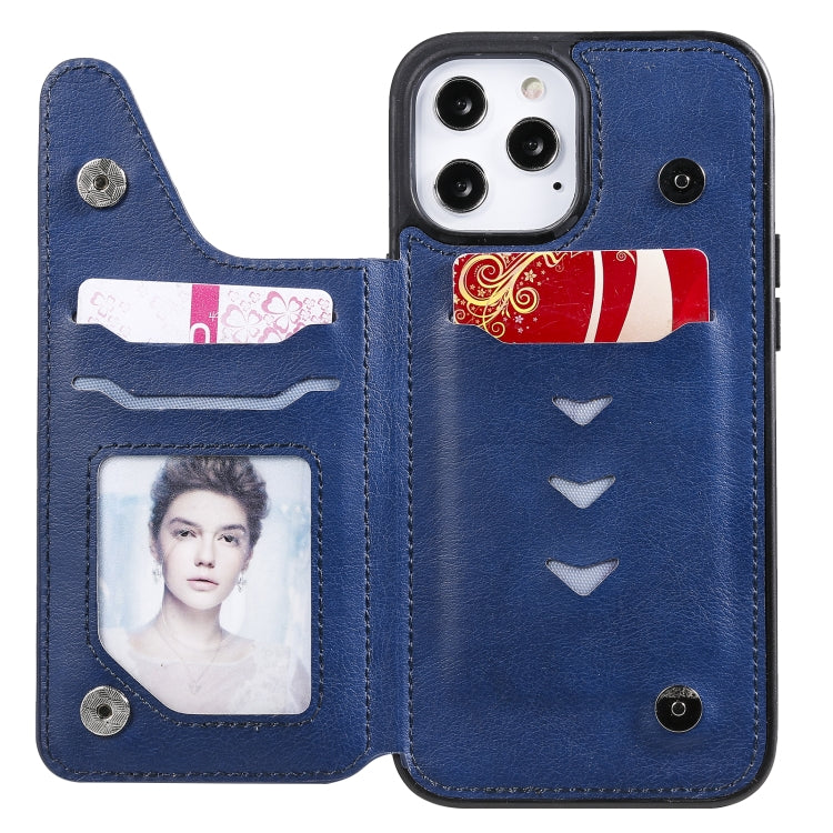 For iPhone 12 Pro Max Solid Color Double Buckle Zipper Shockproof Protective Case