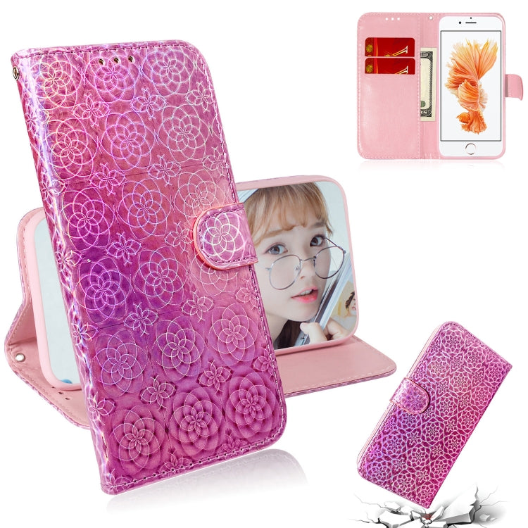 For iPhone 6 & 6s Solid Color Colorful Magnetic Buckle Horizontal Flip PU Leather Case with Holder & Card Slots & Wallet & Lanyard