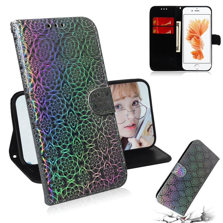 For iPhone 6 Plus & 6s Plus Solid Color Colorful Magnetic Buckle Horizontal Flip PU Leather Case with Holder & Card Slots & Wallet & Lanyard