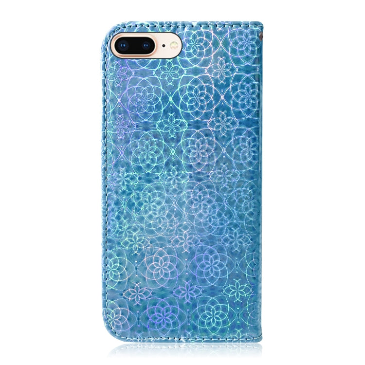 For iPhone 7 Plus / 8 Plus Solid Color Colorful Magnetic Buckle Horizontal Flip PU Leather Case with Holder & Card Slots & Wallet & Lanyard
