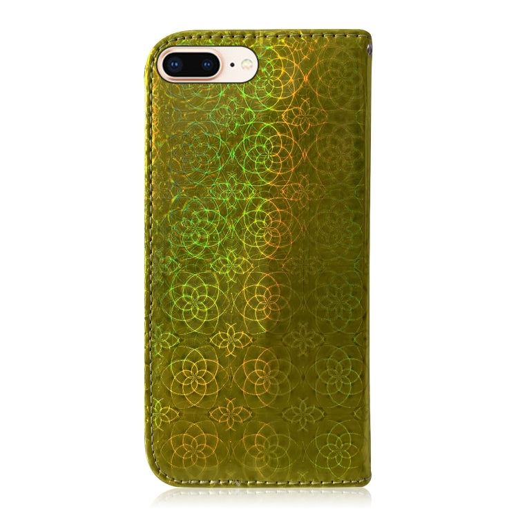 For iPhone 7 Plus / 8 Plus Solid Color Colorful Magnetic Buckle Horizontal Flip PU Leather Case with Holder & Card Slots & Wallet & Lanyard