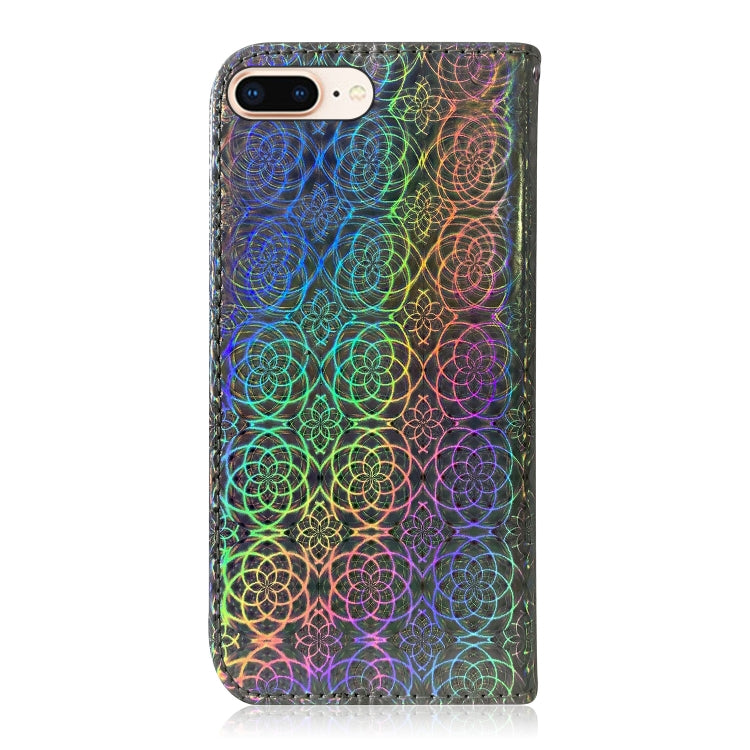 For iPhone 7 Plus / 8 Plus Solid Color Colorful Magnetic Buckle Horizontal Flip PU Leather Case with Holder & Card Slots & Wallet & Lanyard