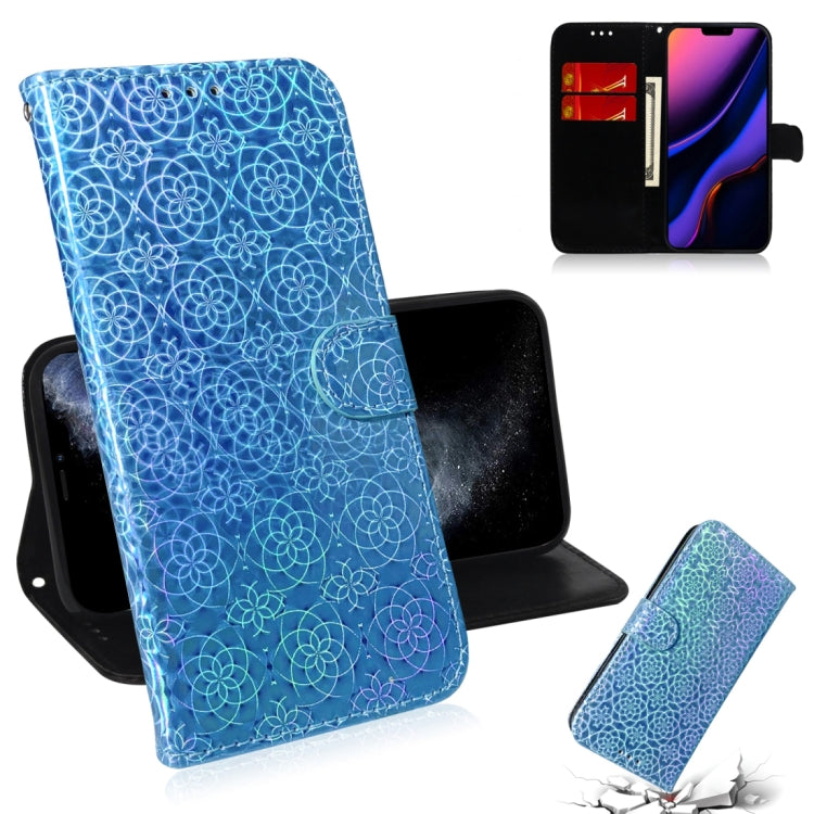 For iPhone 11 Pro Solid Color Colorful Magnetic Buckle Horizontal Flip PU Leather Case with Holder & Card Slots & Wallet & Lanyard