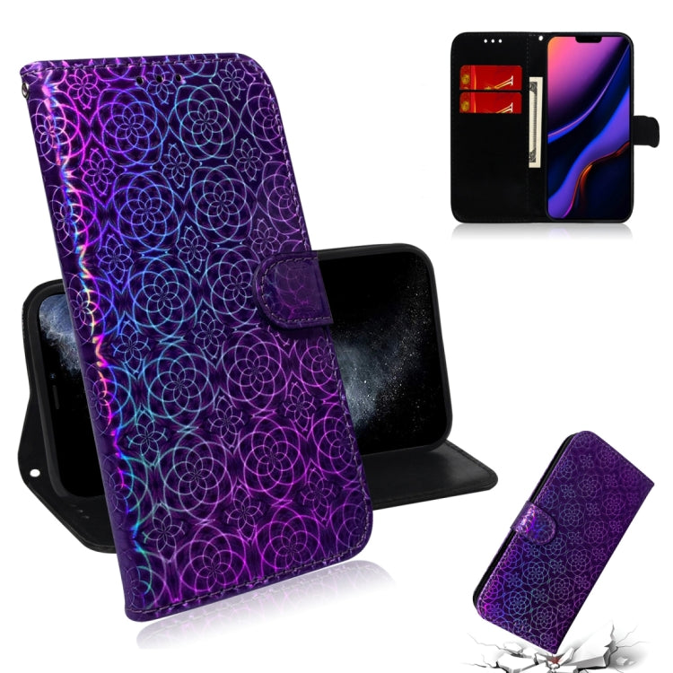 For iPhone 11 Pro Solid Color Colorful Magnetic Buckle Horizontal Flip PU Leather Case with Holder & Card Slots & Wallet & Lanyard