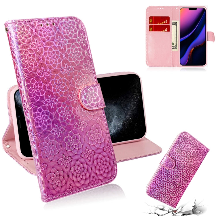 For iPhone 11 Pro Solid Color Colorful Magnetic Buckle Horizontal Flip PU Leather Case with Holder & Card Slots & Wallet & Lanyard