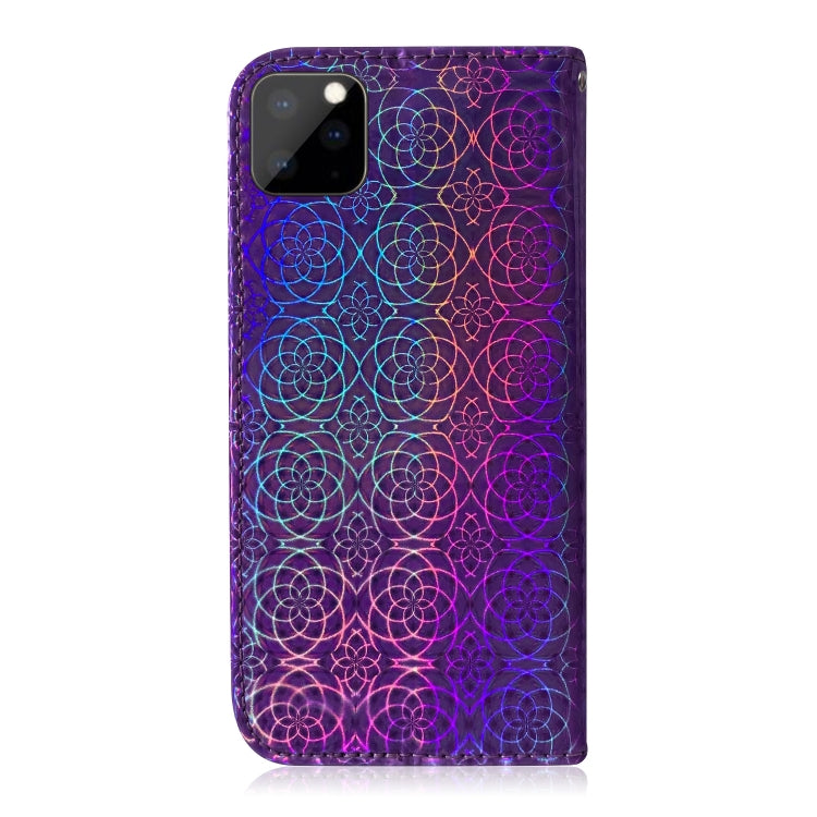 For iPhone 11 Pro Max Solid Color Colorful Magnetic Buckle Horizontal Flip PU Leather Case with Holder & Card Slots & Wallet & Lanyard