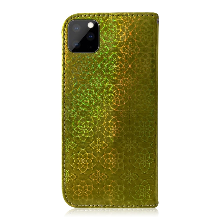 For iPhone 11 Pro Max Solid Color Colorful Magnetic Buckle Horizontal Flip PU Leather Case with Holder & Card Slots & Wallet & Lanyard