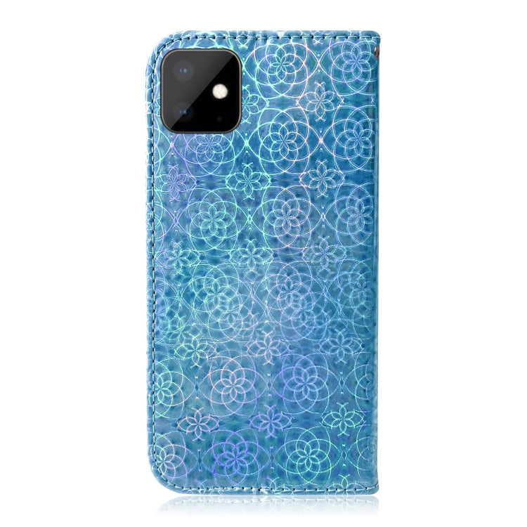 For iPhone 11 Solid Color Colorful Magnetic Buckle Horizontal Flip PU Leather Case with Holder & Card Slots & Wallet & Lanyard
