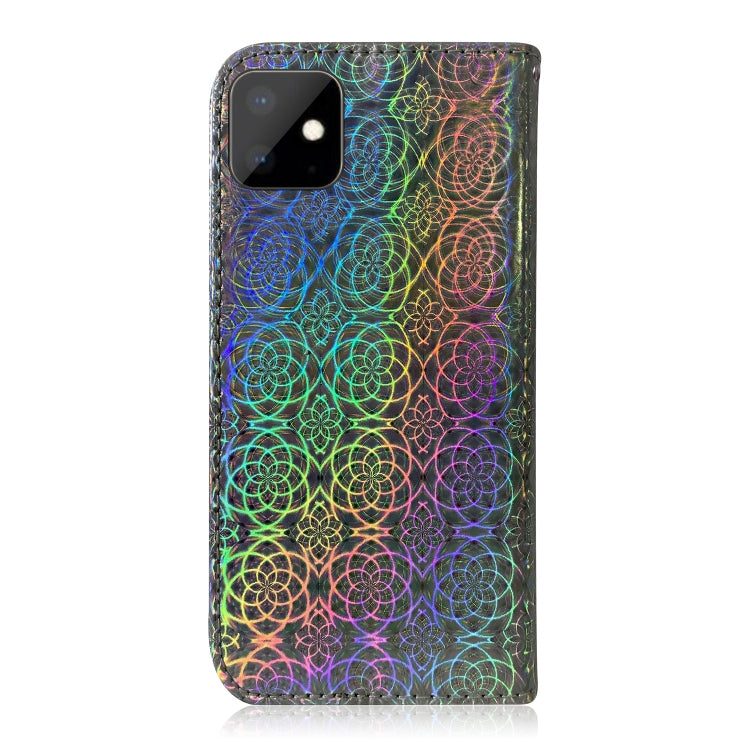 For iPhone 11 Solid Color Colorful Magnetic Buckle Horizontal Flip PU Leather Case with Holder & Card Slots & Wallet & Lanyard