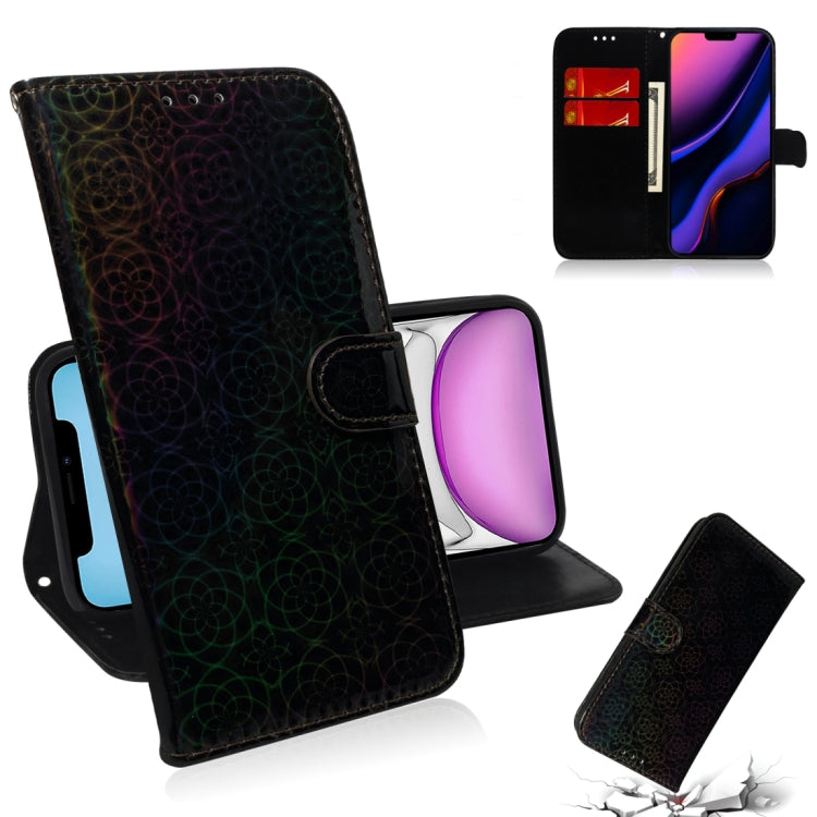 For iPhone 11 Solid Color Colorful Magnetic Buckle Horizontal Flip PU Leather Case with Holder & Card Slots & Wallet & Lanyard
