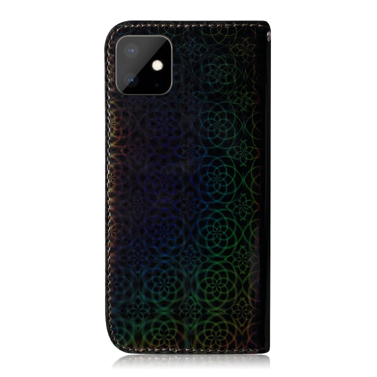 For iPhone 11 Solid Color Colorful Magnetic Buckle Horizontal Flip PU Leather Case with Holder & Card Slots & Wallet & Lanyard