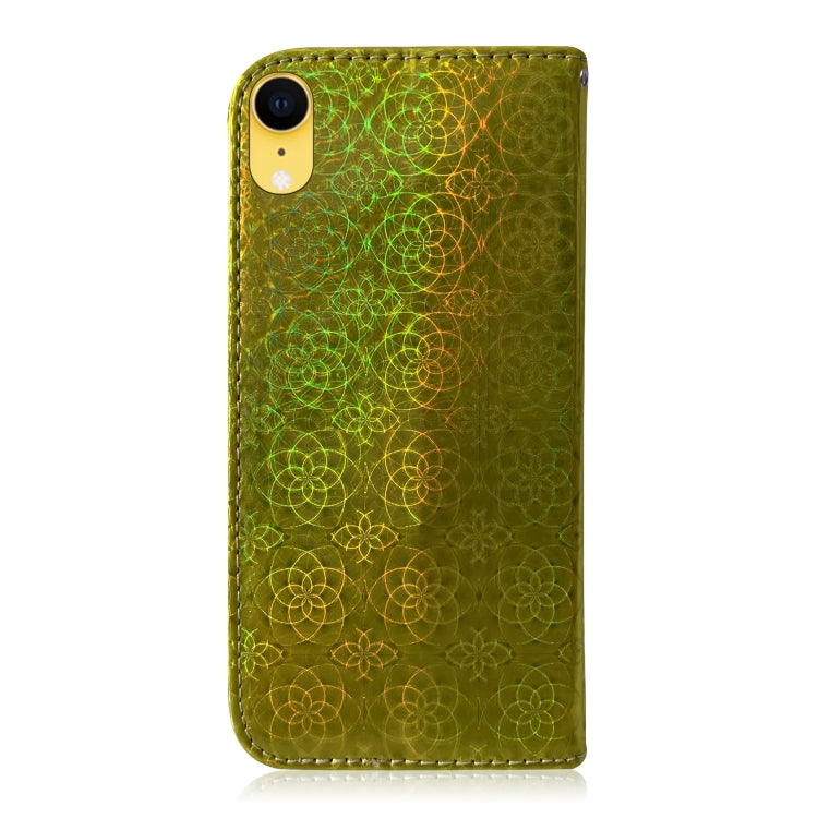 For iPhone XR Solid Color Colorful Magnetic Buckle Horizontal Flip PU Leather Case with Holder & Card Slots & Wallet & Lanyard