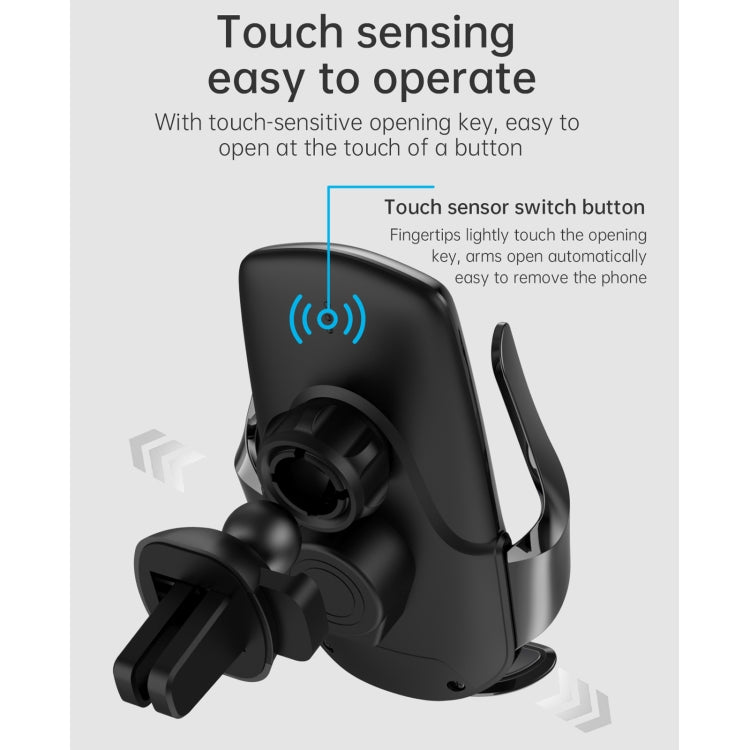 F3 Car Electric Infrared Sensor Wireless Charger Bracket