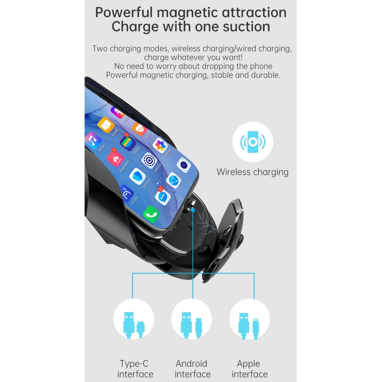 F3 Car Electric Infrared Sensor Wireless Charger Bracket